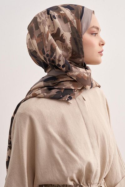 carell Brush Mink Vela Flush Shawl