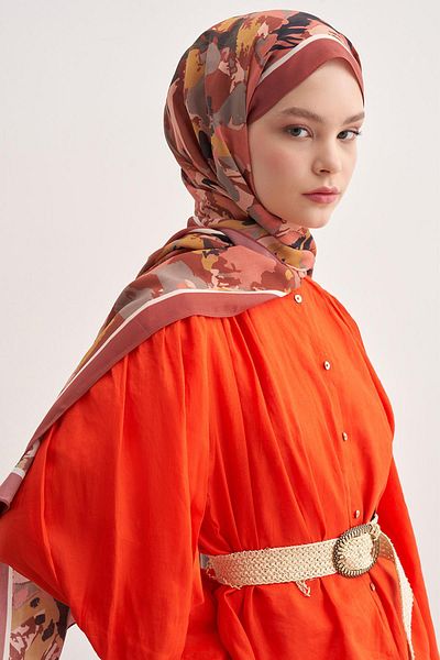 carell Brush Dusty Rose Vela Flush Shawl