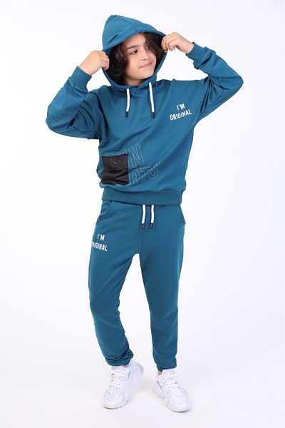 Toontoy Boy's I Am Original Printed Tracksuit Suit