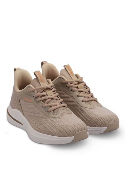 Slazenger Comfort Sole Mesh Lace-Up Casual Sports Shoes Sneaker Beige