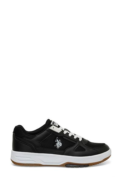 U.S. Polo Assn. Lace-Up Casual Sneakers Black White Sneaker
