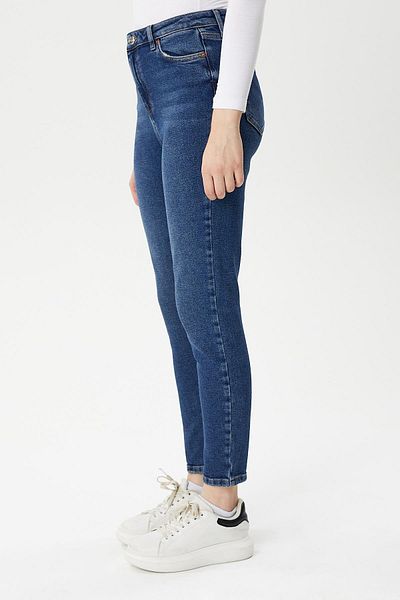 Twister Jeans Mila 9444-01 Dark Blue Lycra Recovery Fabric Slim Fit Women's Jeans Blue