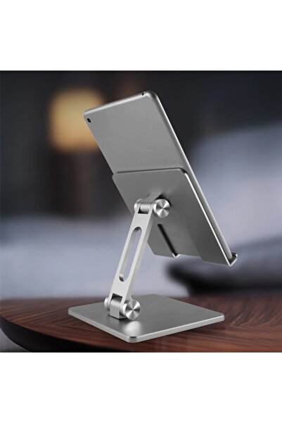 Ally Mt134 Aluminum Desktop Adjustable Tablet Holder Desk Stand Silver