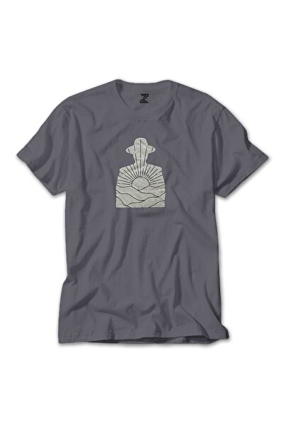 CrowsGate Tricou Gri Silhouette Cabinet Of Curiosities