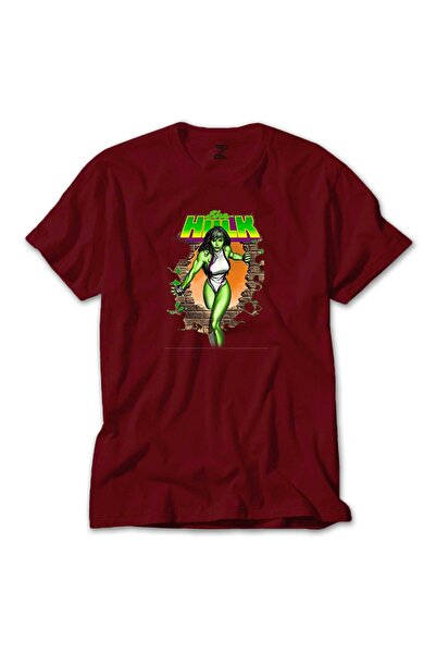 CrowsGate Tricou She Hulk Wall Color, culoare roșie, mărimea M
