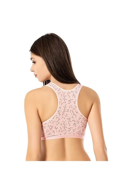 ÇamaşırcımShop Kota 6337 Wide Strap Padded Sports Bustier Half Tank Top