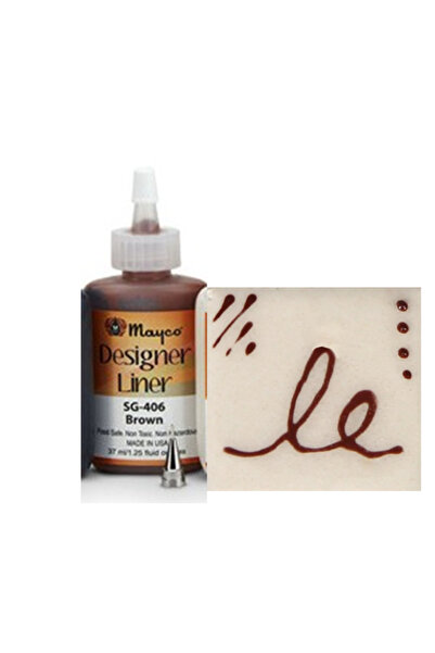 maycollection Mayco Designer Liner SG406 Kahverengi Çizim Sırrı 37ml