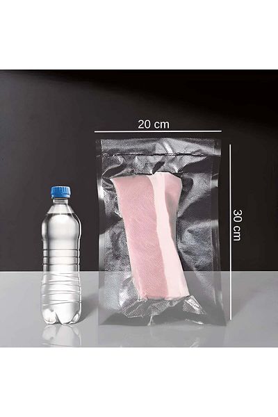 Köken Koken vacuum bags for food vacuum sealer, 50 pcs, 20x30 cm, Resistant, BPA-free, Transparent