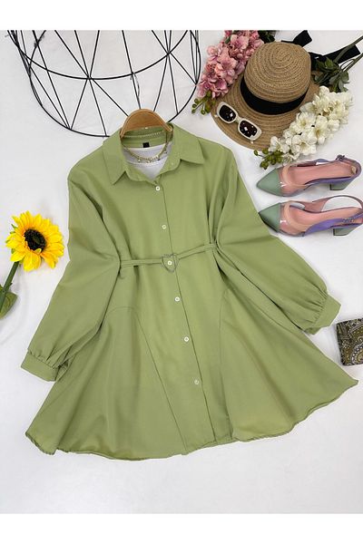 YEDİLALE Heart Belt Shirt 4360