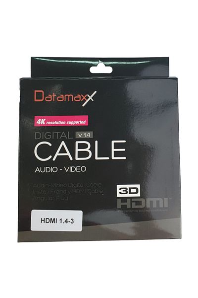 BOEM Cablu HDMI mascul-mascul 4K Ethernet placat cu aur, 3 metri, negru