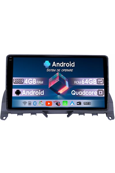 navi-it Dedicated Navigation Mercedes C Class W204 2006-2012, 4gb Ram 64gb Rom, Quad Core, Display 9" 1k