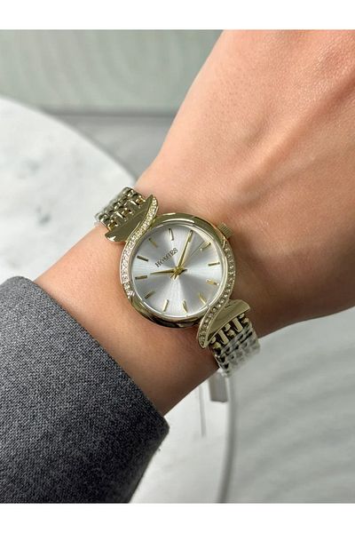 Homies Guaranteed Premium Women's Wristwatch Gold (White Dial) Rshms-214
