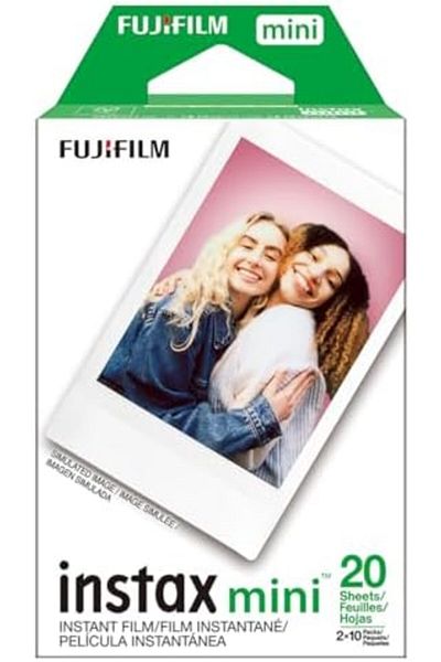 Fujifilm فيلم Instax Mini الفوري - 40 ورقة (عبوتين من 20 ورقة فيلم)