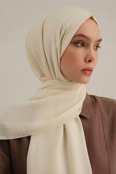 Armine Logo Bordered Cotton Silk Shawl 58