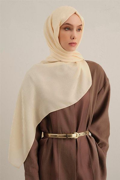 Armine Lyocell Naia Square Monogram Shawl 6 60