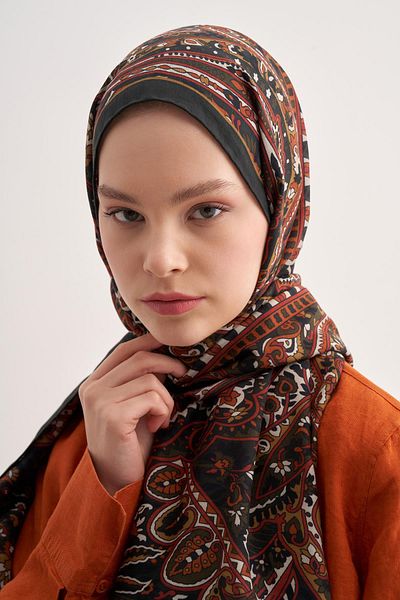 carell Flair Dark Early Silk Shawl