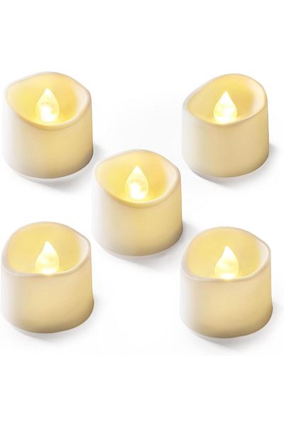 COOYA 24Pcs ElectricLED Candles,Battery Operated,200+Hours,for Votive, Centerpiece Table Wedding