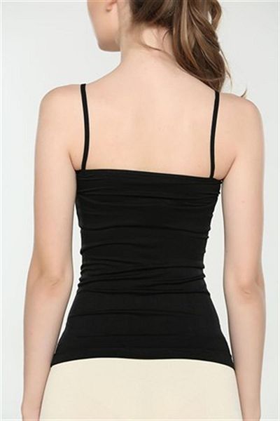 ÇamaşırcımShop Elite Life 847 Large Size Maxi Thin Strap Long Tank Top