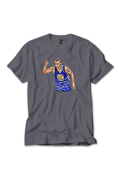 WAKHA Στίβεν Κάρι 30 Γουόριορς Γκρι Μπλουζάκι