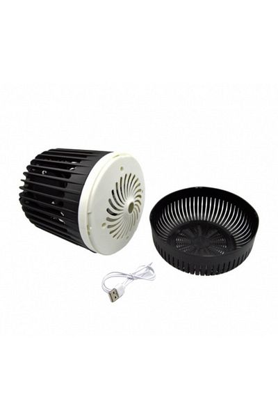 MACVI Lampa Anti-Insecte Macvi® cu LED UV, 5W, Raza de Actiune 20 m², Alimentare USB, Negru