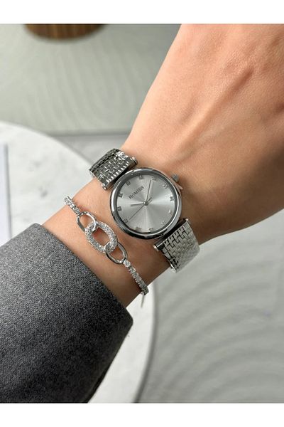 Homies Guaranteed Premium Women's Wrist Watch Silver (White Dial) Rshms-212