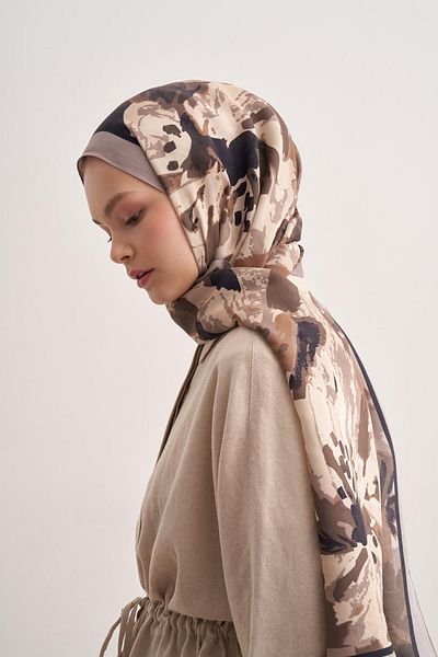 carell Brush Mink Vela Flush Shawl