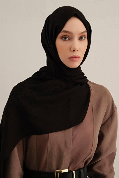 Armine Lyocell Naia Square Monogram Shawl 6 01