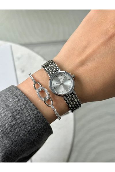 Homies Guaranteed Premium Women's Wrist Watch Silver (White Dial) Rshms-201