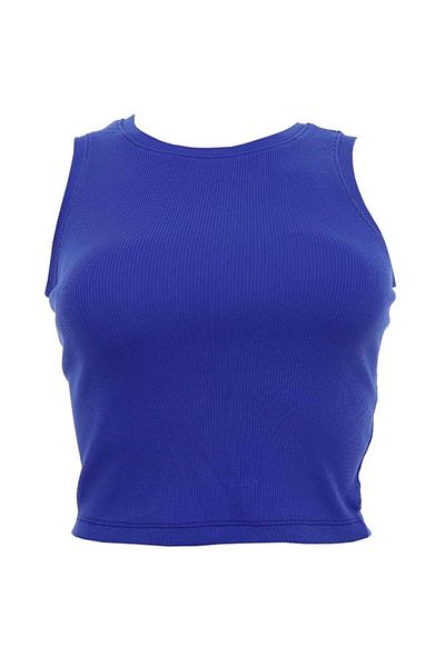 ÇamaşırcımShop Form Angel Zero Sleeve Ribbed Camisole Tank Top