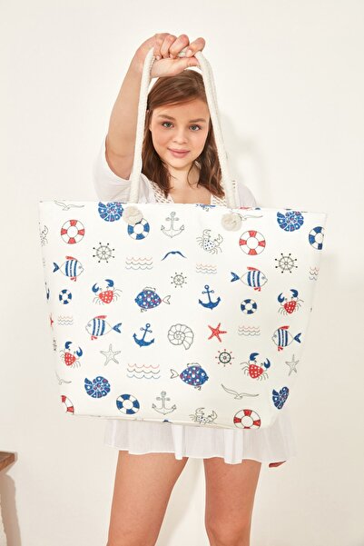 C&City Y1670-20 női strandtáska - többszínű kivitel