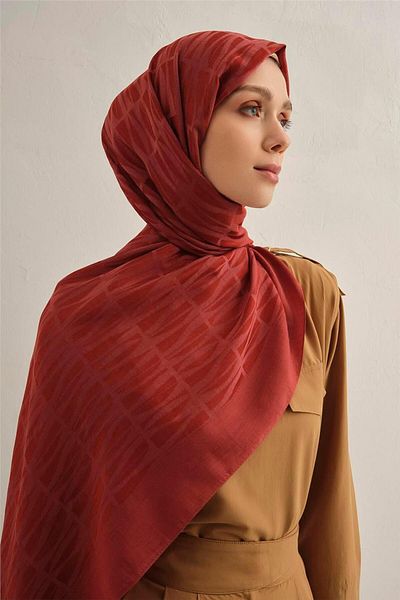 Armine Lyocell Naia Stick Pattern Shawl 3 35