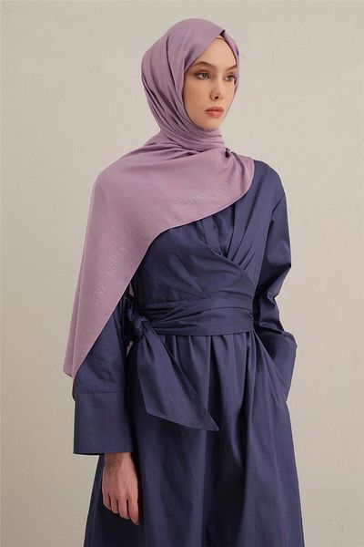 Armine Logo Bordered Cotton Silk Shawl 42