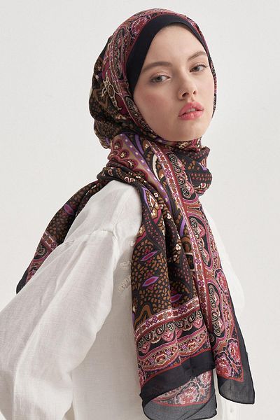 carell Olea Dark Nilla Cotton Shawl