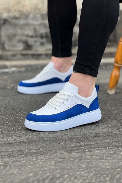 Wagoon Wg162 White Sax Orthopedic Sole Men's Casual Shoes