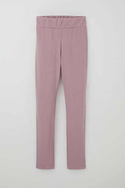 Breeze Kız Çocuk Tayt Basic 9-14 Yaş, Lila