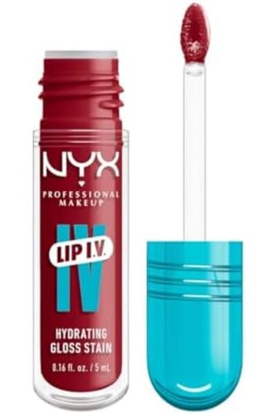 NYX Professional Makeup ملمع الشفاه المرطب ليب 4، توت متعطش