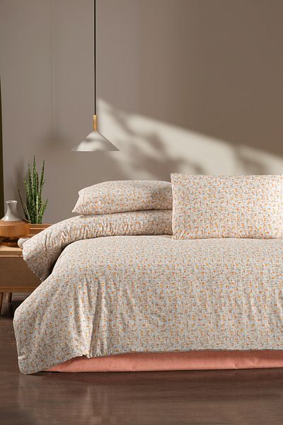Fabric Box Set cuvertură de pilota unică din bumbac - Aurora