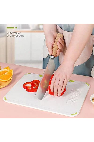 COOYA 5 PCS Chopping Board Set Sorting Board, Knife, Slim Box for Organised Kitchen Storage