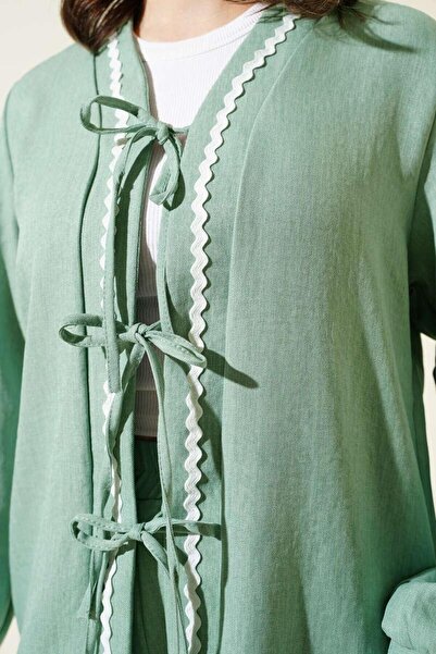 YILMAZBARMAZ Women's Zigzag Detailed Double Suit