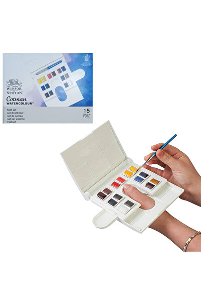 Winsor Newton COTMAN SULUBOYA 14 RENK YARIM TABLET COMPACT SET