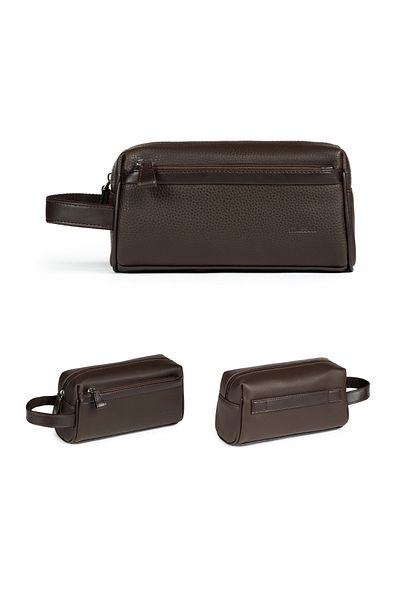mussen Unisex Handbag Dopp Kit - Daily & Shave Care & Makeup Shower Bag - 23X11X8Cm