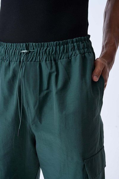 jaceyjace Parachute Fabric Jogger Pants - Khaki
