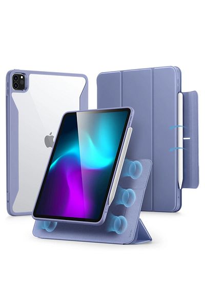ESR Husă pentru iPad Pro 11, tip carte, Rebound Hybrid ESR - violet