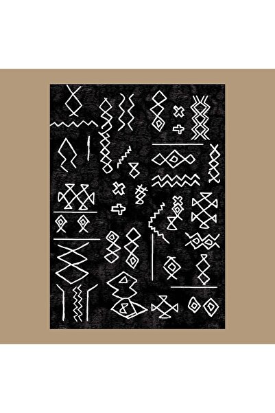 Bella Maison %100 Pamuk Mirage Kilim Siyah (120x180 cm)
