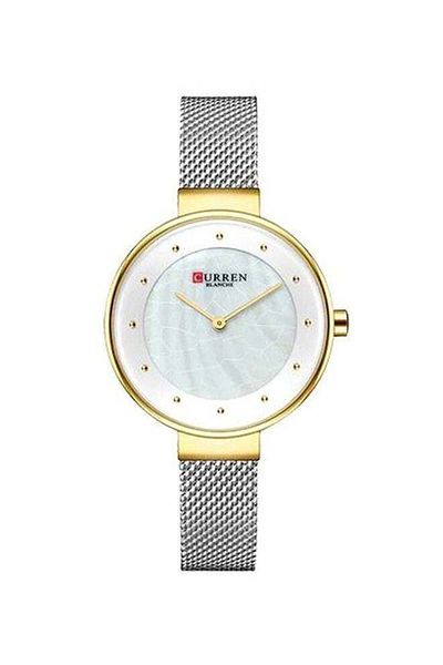 Curren -9032 Original Brand Stainless Steel Band Wrist Watch For Women