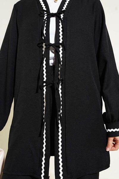 modasindoma Women's Zigzag Detailed Double Suit