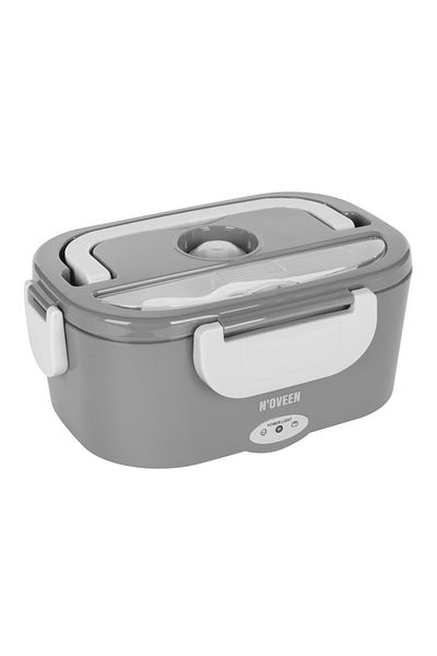 Noveen Cutie electrica pentru incalzirea pranzului NOVEEN LB340, 2 recipiente 1.1L si 0.5L, Gri