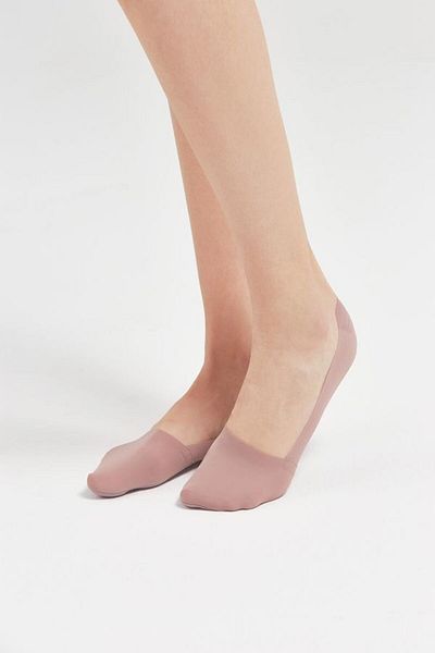 Bolero Șosete de balerină pentru femei, tăiate cu laser, Dusty Rose