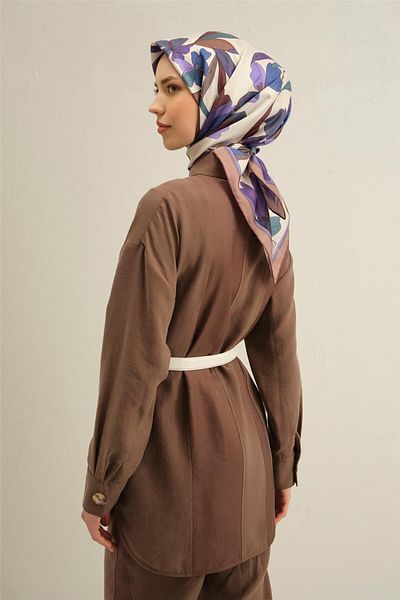 Armine Eșarfă Sura din mătase pură cu model 9312- 81