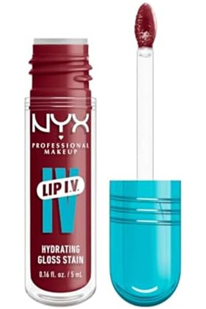 NYX Professional Makeup Lip IV Hydrating Gloss, 12-hour Moisturizing Lip Gloss, High Pigment, Glossy